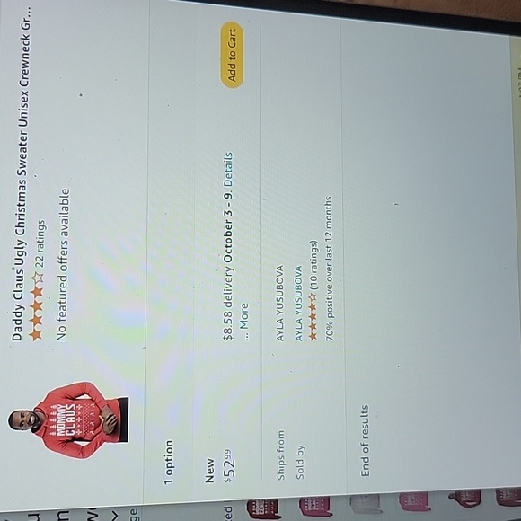 Christmas 🎄 Sweatshirt XL NEW - Picture 3 of 4